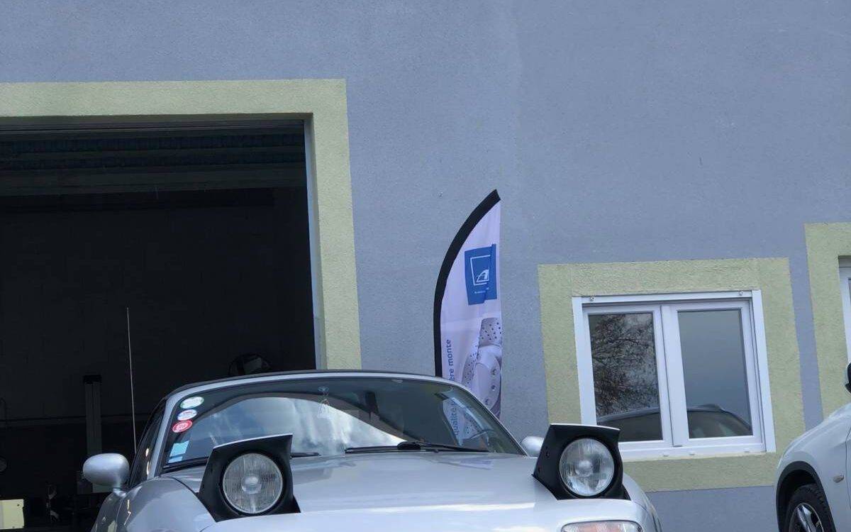 Réglage Parallélisme ( géométrie ) sur une Mazda Mx5 chez Fastires à Colmar Wittenheim